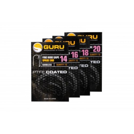 Carlige Guru - Fine Wide Gape Nr.18